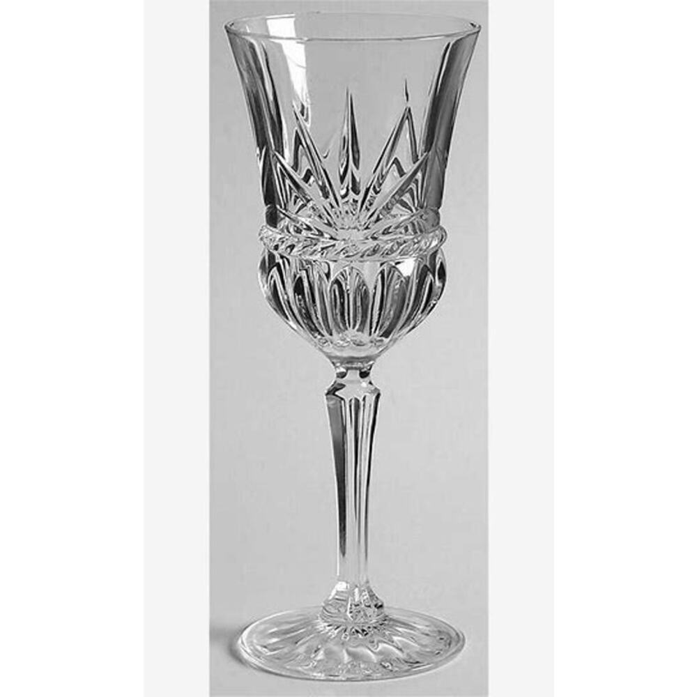 Discontinued Carthage by Cristal D'Arques-Durand Crystal Blown Wine Glass FRANCE